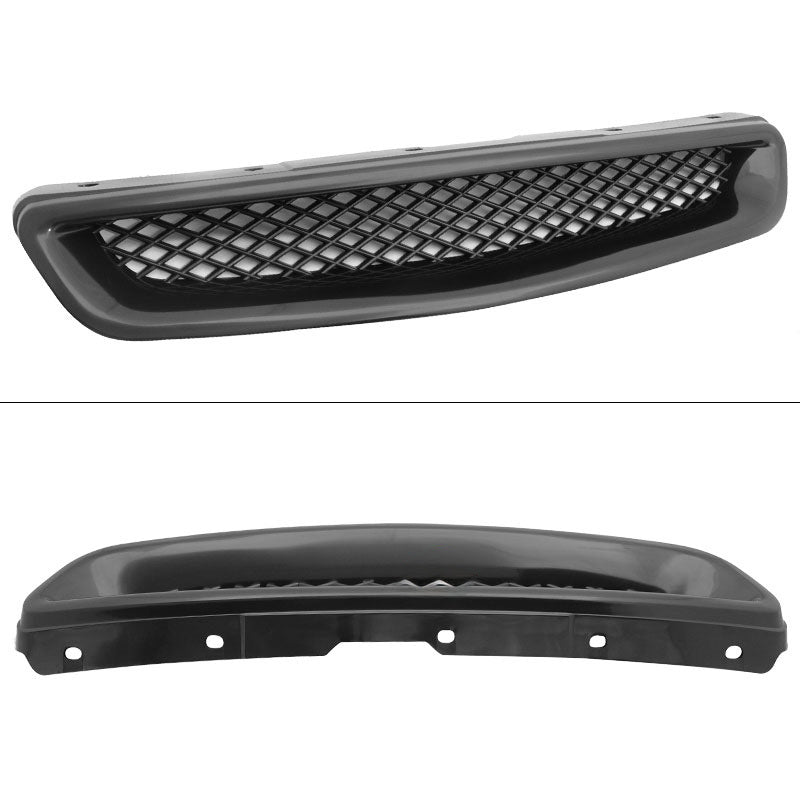 Fits Civic 96-98 Front + Rear Bumper Lip + Front + Sun Window Visor