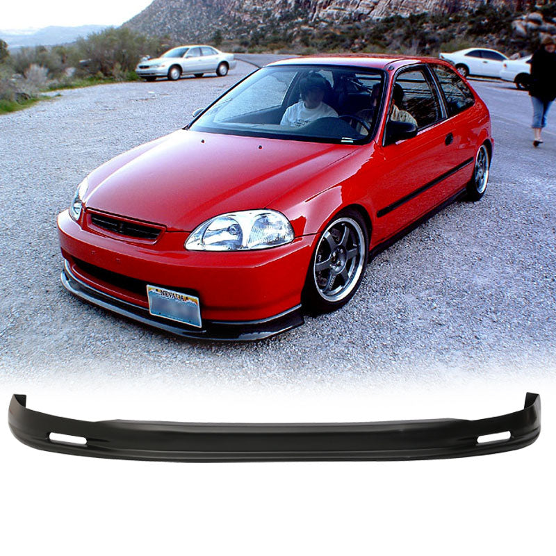 Fits Honda Civic 96-98 3Dr Mugen PP Front + Rear Bumper Lip Spoiler