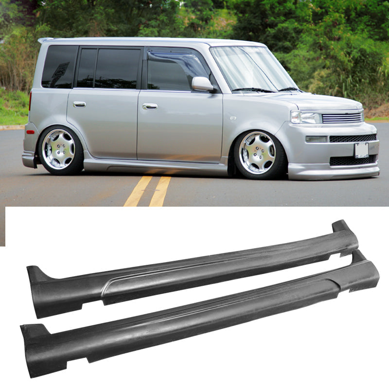 Fits 03-07 Scion xB Front+Rear Bumper Lip +Side Skirts K-Style Wagon