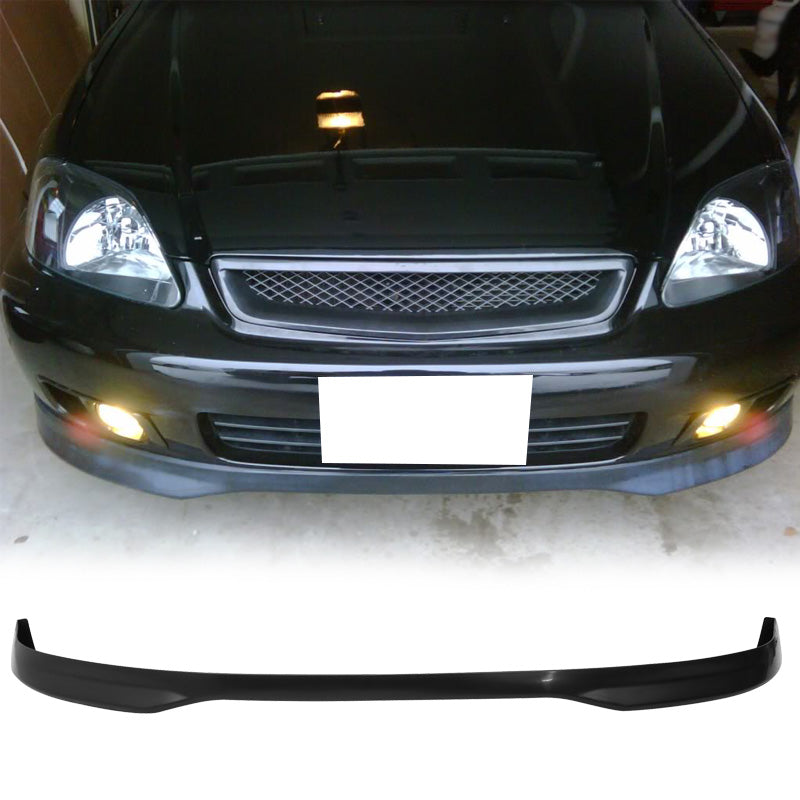 Fits Civic 99-00 T-R Front Bumper Lip Front Grille Sun Window Visor