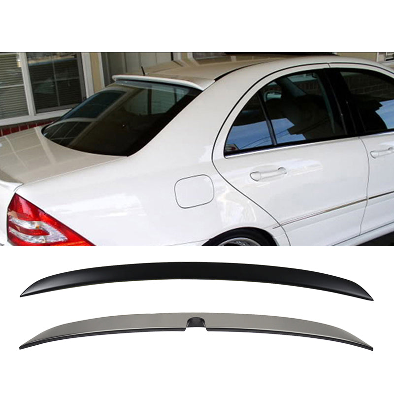 Fits 01-07 Benz W203 Sedan Trunk Spoiler & L Type Roof Wing UnABS