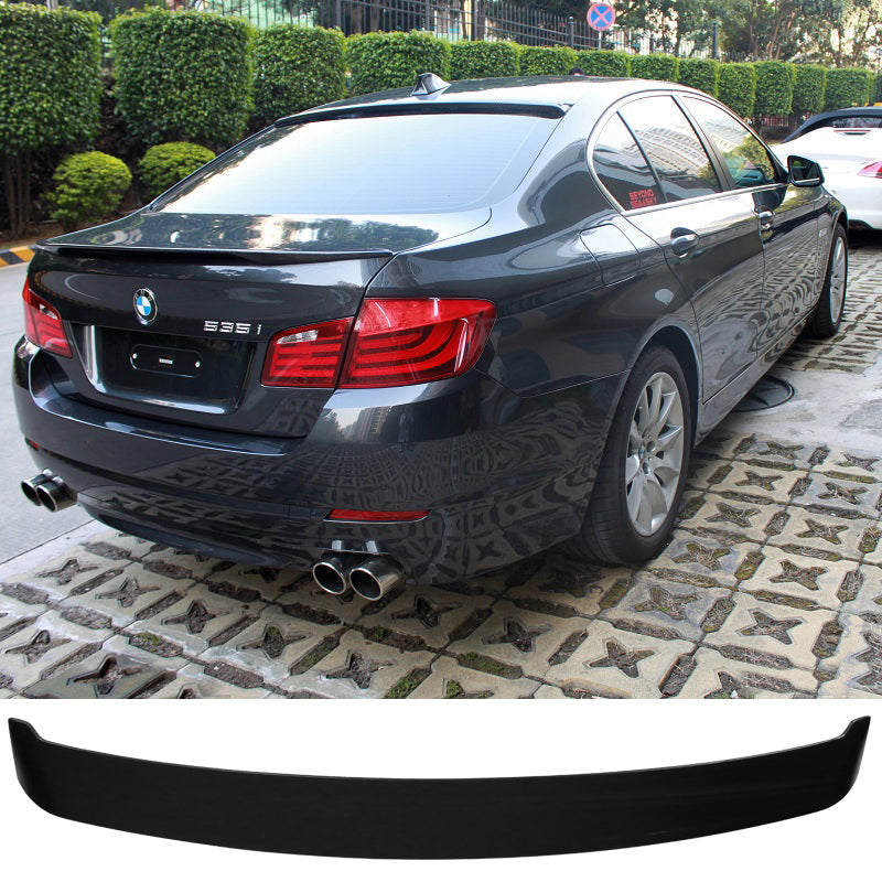 Fits BMW F10 5-Series 11-16 Roof + Trunk Spoiler ABS Combo