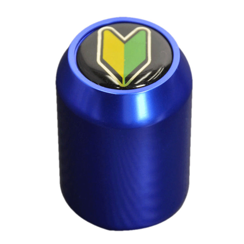 Blue M10X1.5MM Thread MT Manual MUG Gear Shift Knob+BD Badge