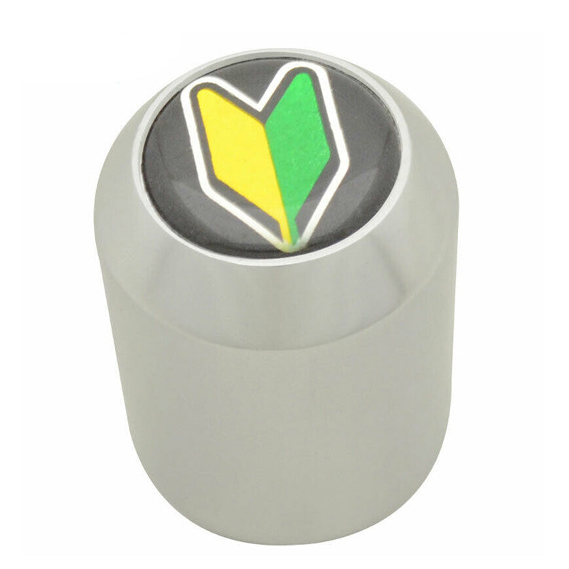 Silver M12X1.75MM MT Manual MUG Gear Shift Knob SPD & BD Emblem