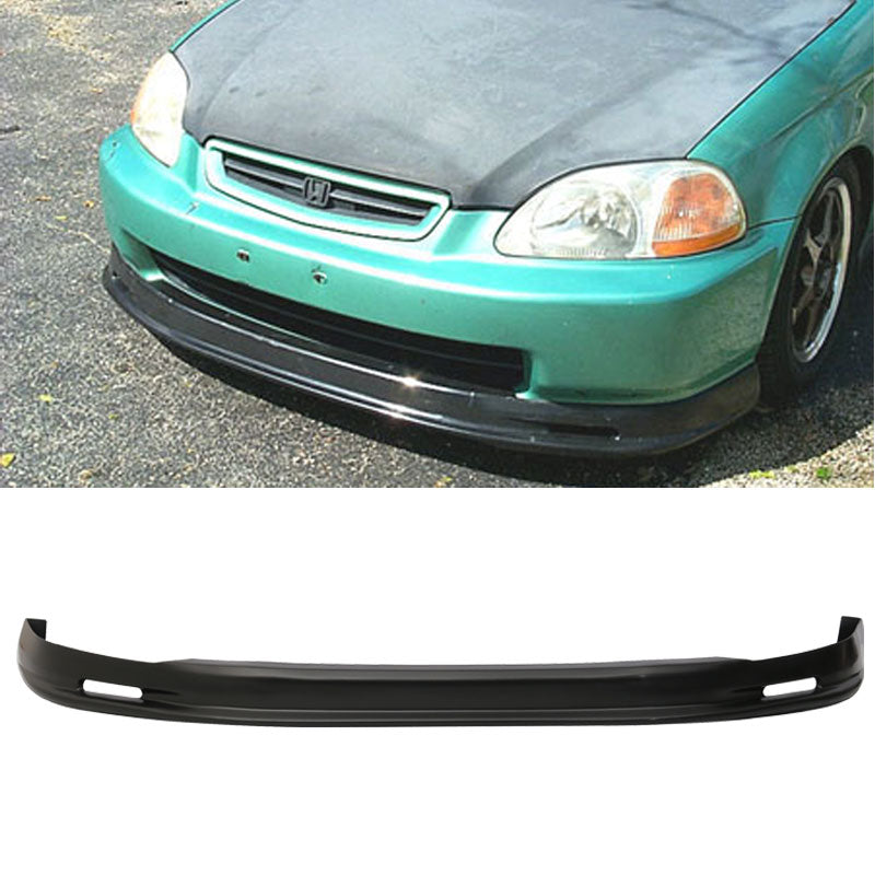 Fits Honda Civic 96-98 Front Bumper Lip Spoiler + Sun Window Visor