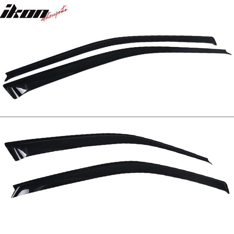 Fits Honda Civic 99-00 3D Mugen Front Bumper Lip + Window Visor