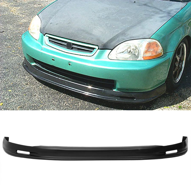Fits Honda Civic 96-98 PP Front Bumper Lip Spoiler + Sun Window Visor