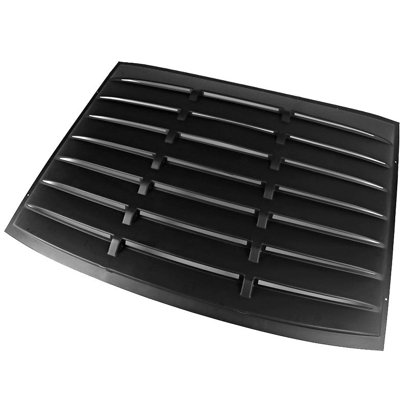 Fits 05-09 Ford Mustang Rear Window Louver + Trunk Spoiler Matte Black