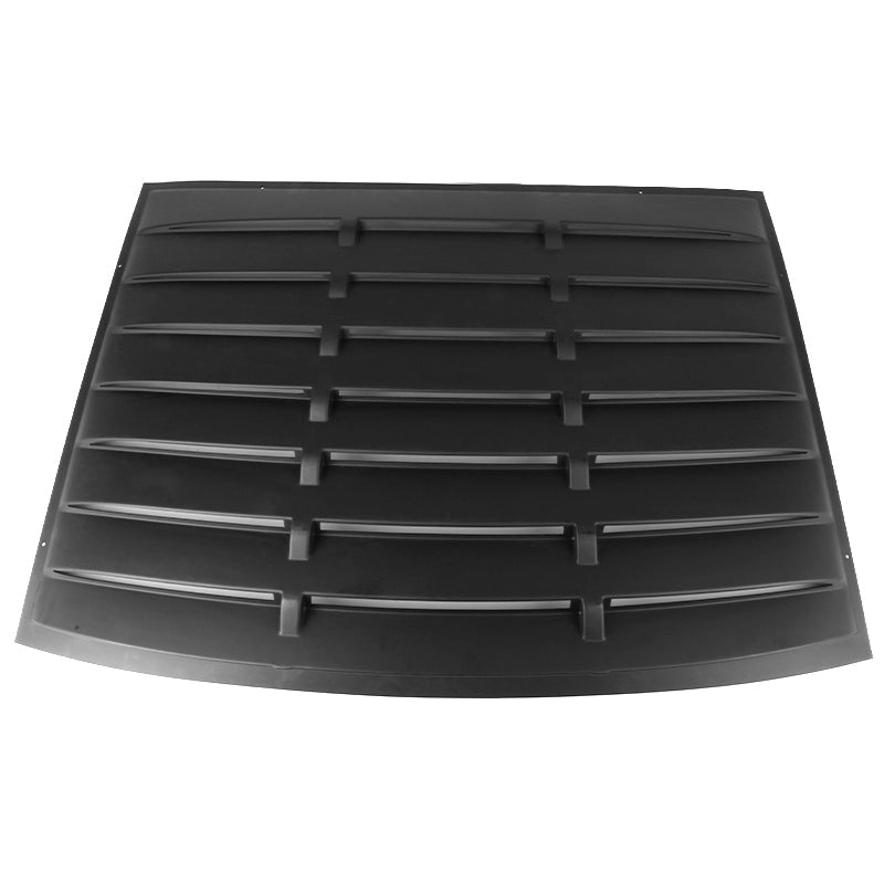 Fits 10-14 Ford Mustang Rear Window Louver Matte + Trunk Spoiler