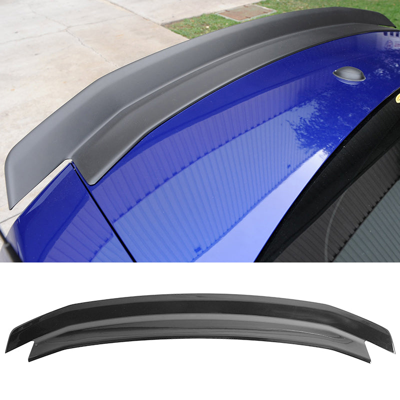 Fits 10-14 Ford Mustang Rear Window Louver Matte + Trunk Spoiler