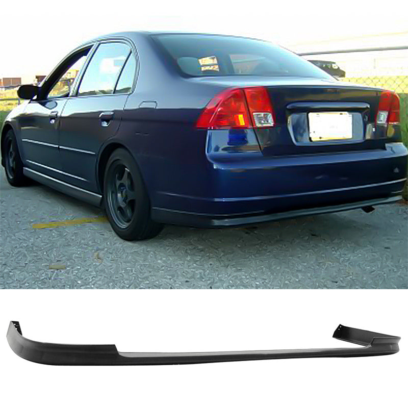 Fits 01-03 Honda Civic TR Front + Rear Bumper Lip - PP