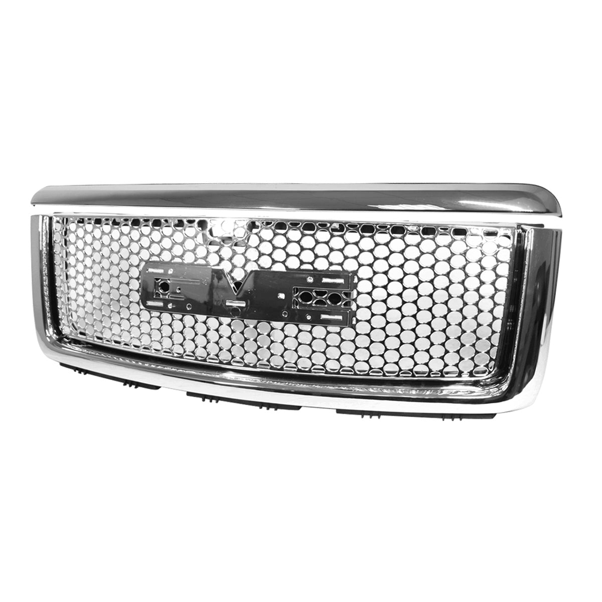 2007-2013 GMC Sierra 1500 Denali Front Uppers Hood Grille + Molding