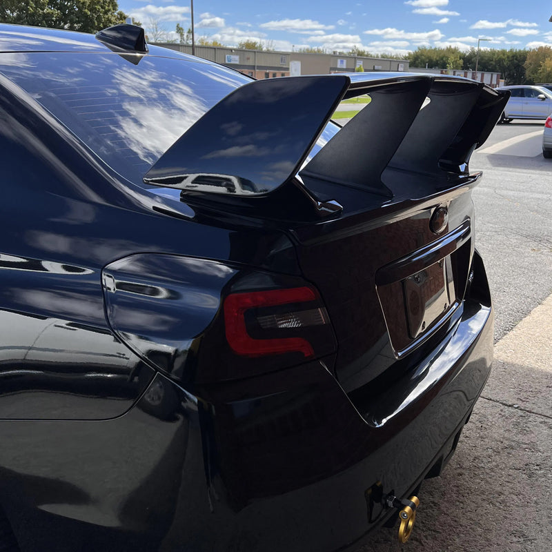 2015-2021 Subaru WRX STI Trunk Spoiler Stabilizer Support Add On 2PC