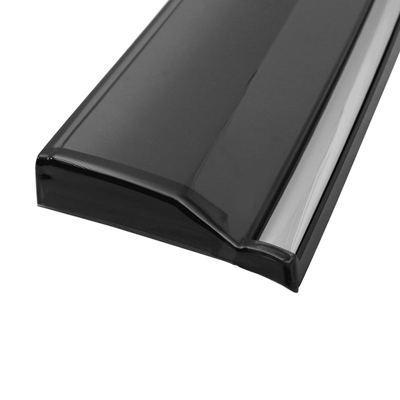 2016-2021 Honda Civic OE/Factory Style Window Visors w/ Chrome Trim PC
