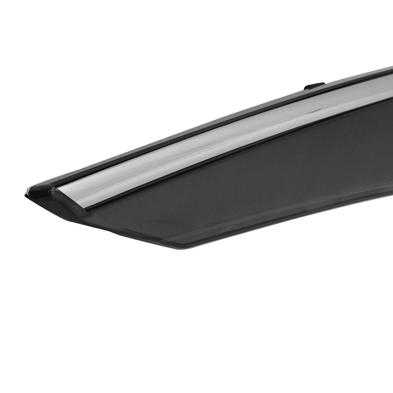2016-2021 Honda Civic OE/Factory Style Window Visors w/ Chrome Trim PC