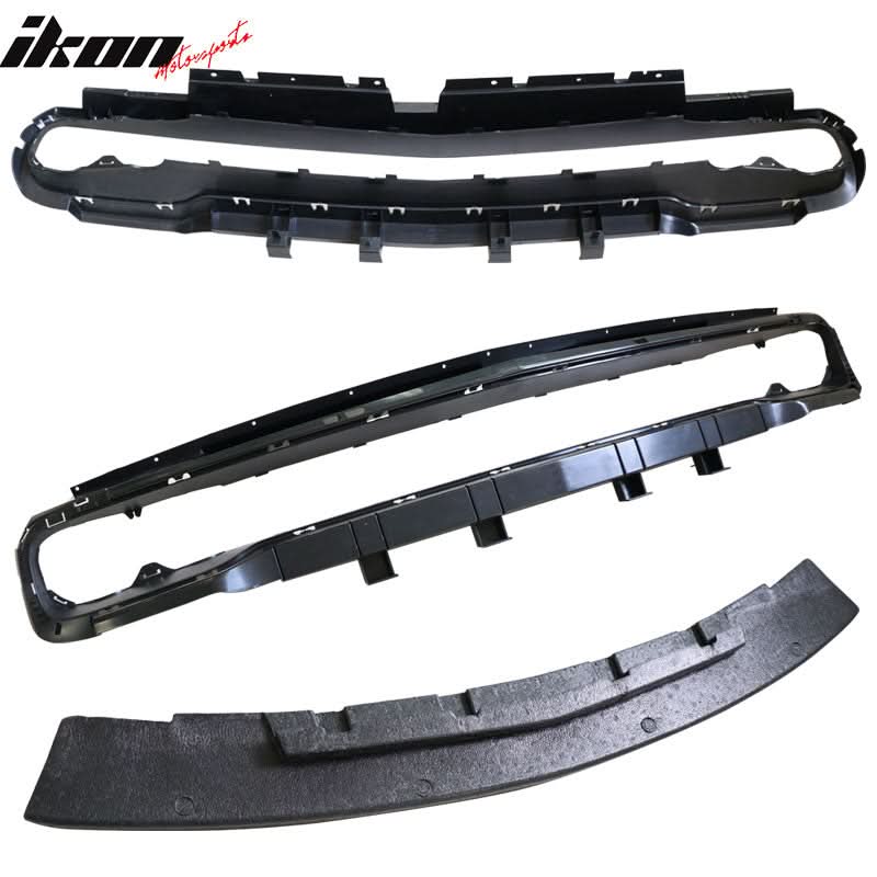 Fits 08-14 Challenger Front Bumper + Lip + Fender Flares + Headlights