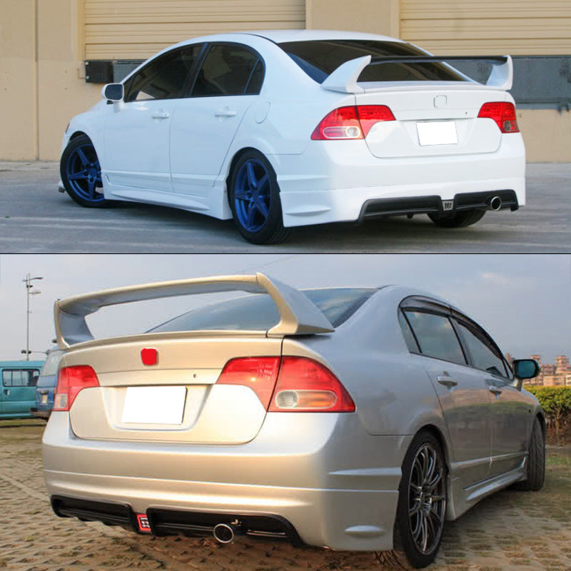 2006-2011 Honda Civic Sedan Rear Lip Spoiler PP LED 3RD Brake Lamp