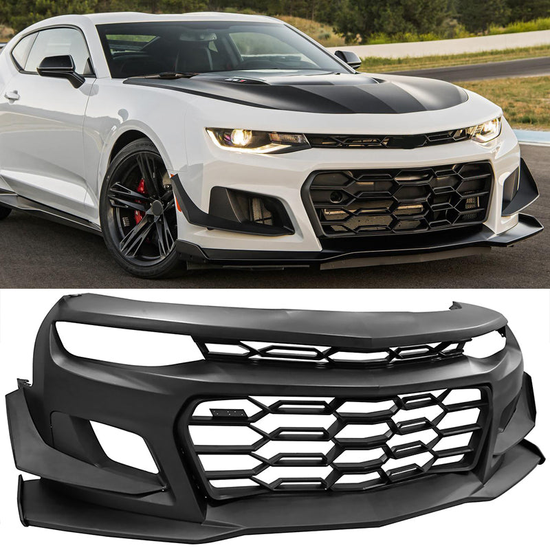 2016-2024 Chevy Camaro 1LE Style Front Bumper & Factory Rear Diffuser