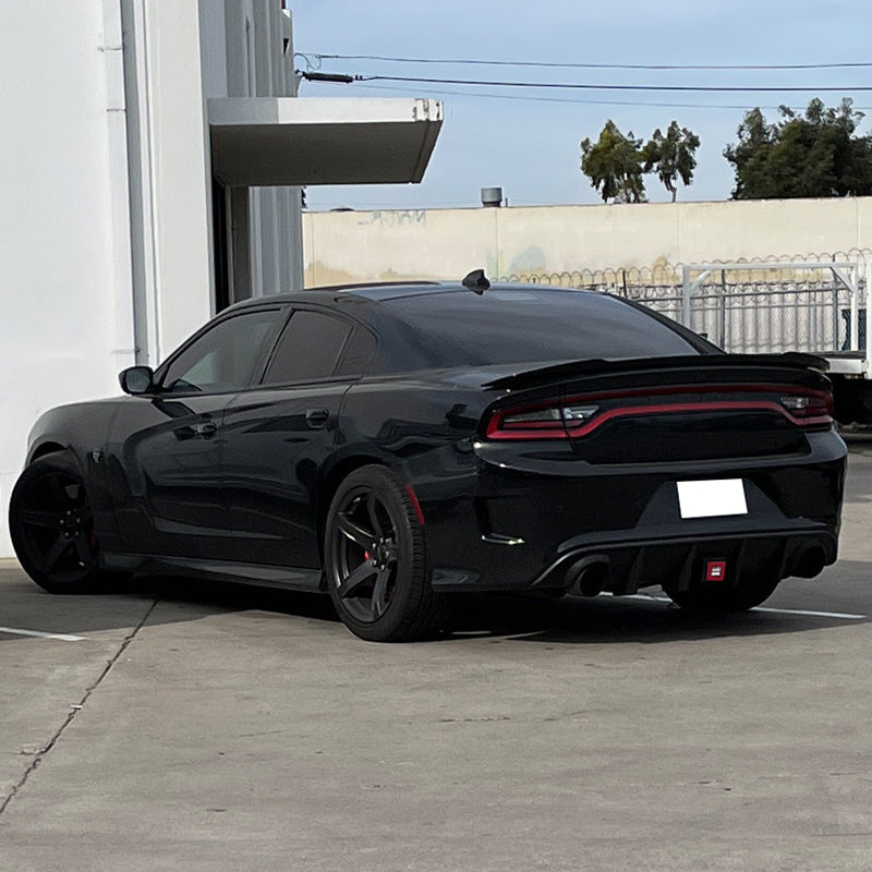 2015-2023 Charger SRT Rear Bumper Diffuser w/ LED Brake Light Lamp
