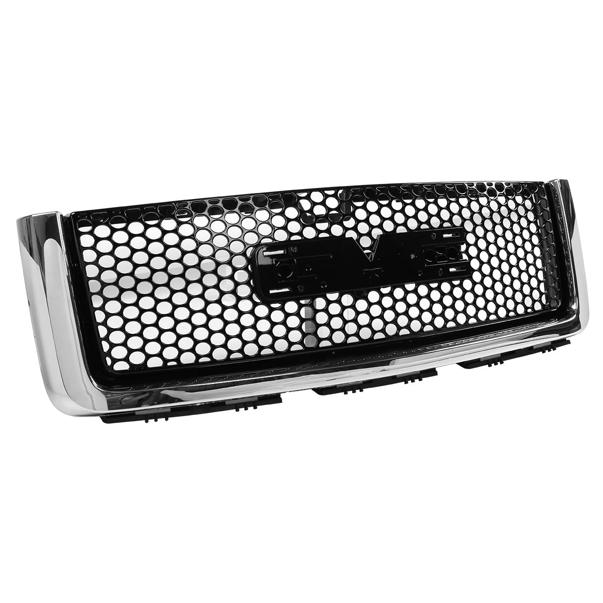 2007-2013 GMC Sierra 1500 Denali Hood Molding Upper Lower Grille ABS