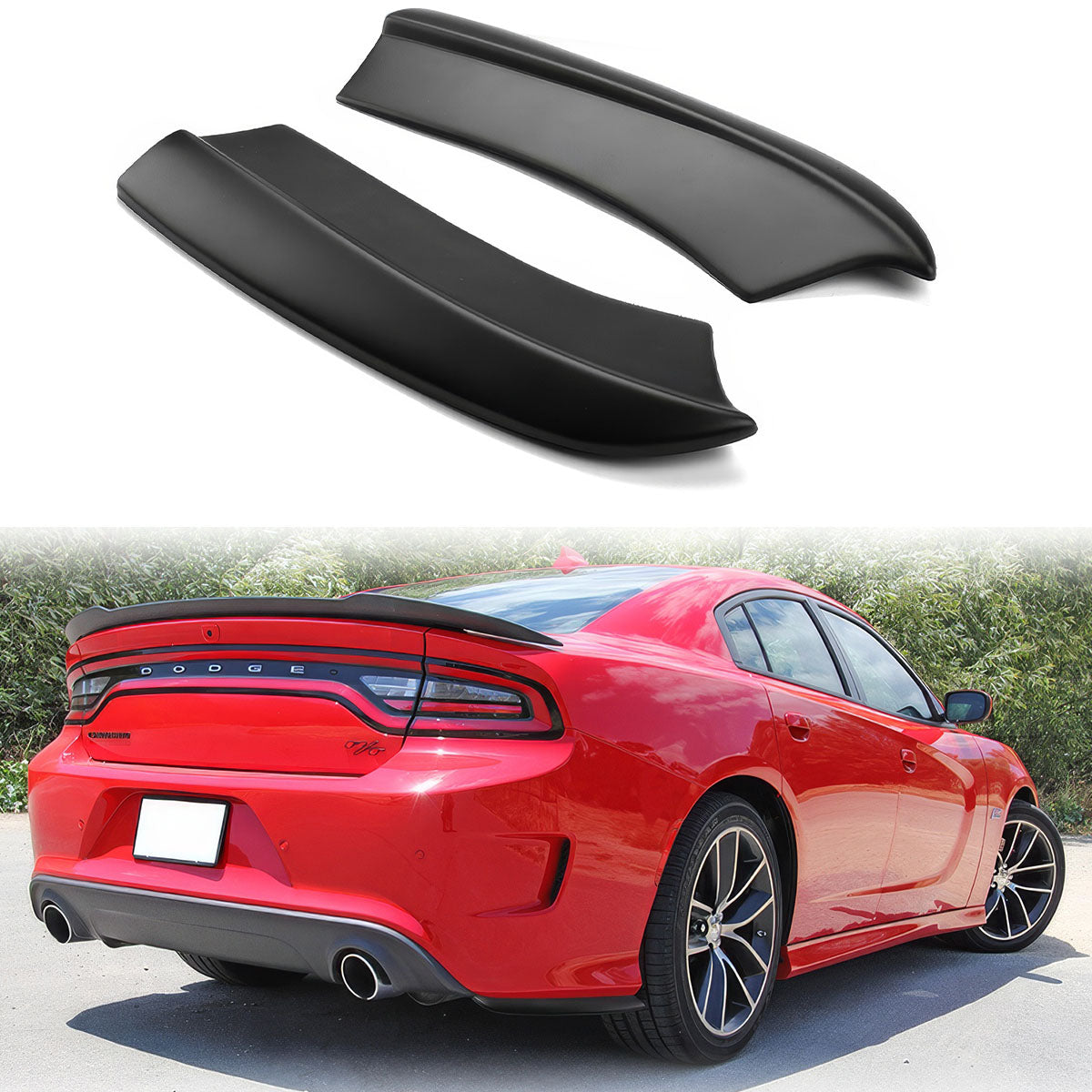 2015-2023 Dodge Charger Rear Bumper Diffuser & Side Aprons