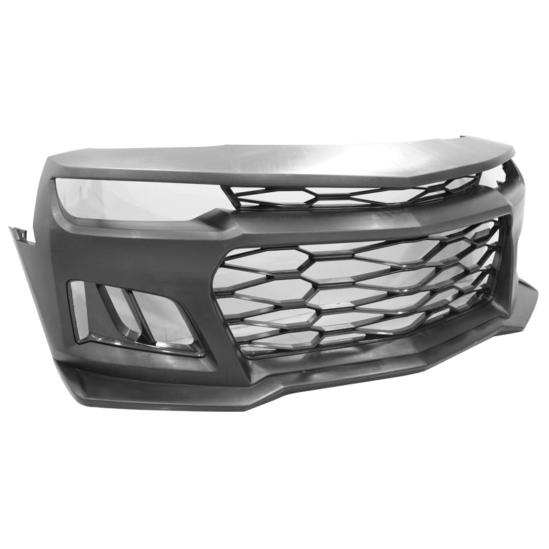 2014-2015 Chevy Camaro ZL1 Style Unpainted Black Front Bumper Cover PP