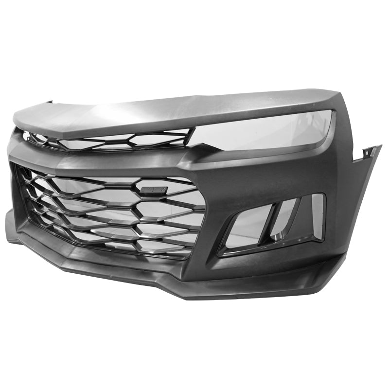 2014-2015 Chevy Camaro ZL1 Style Unpainted Black Front Bumper Cover PP
