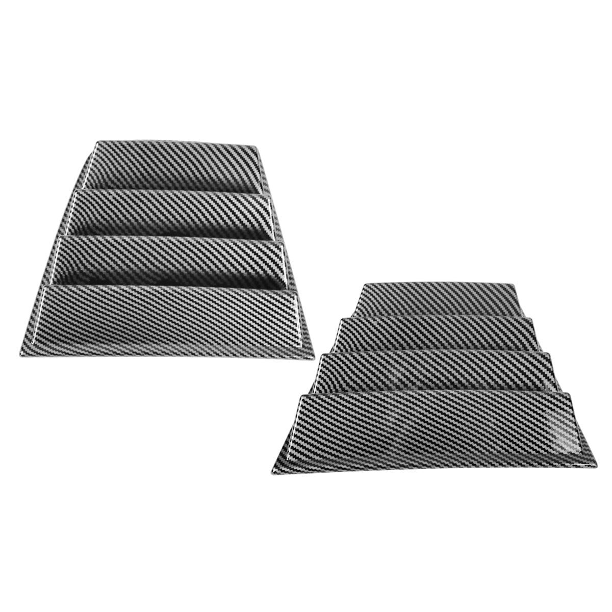 2011-2023 Dodge Charger V1 Side & Rear Window Louver Cover CF Print