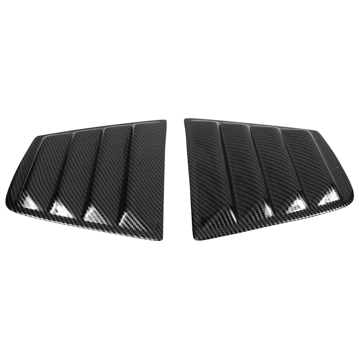 2011-2023 Dodge Charger V2 Side & Rear Window Louver Cover CF Print