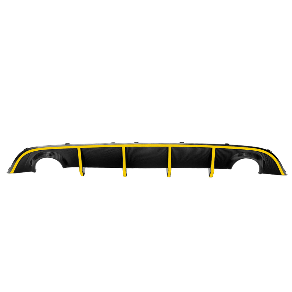 2015-2023 Dodge Charger SRT V2 Rear Diffuser with Reflective Tape PP