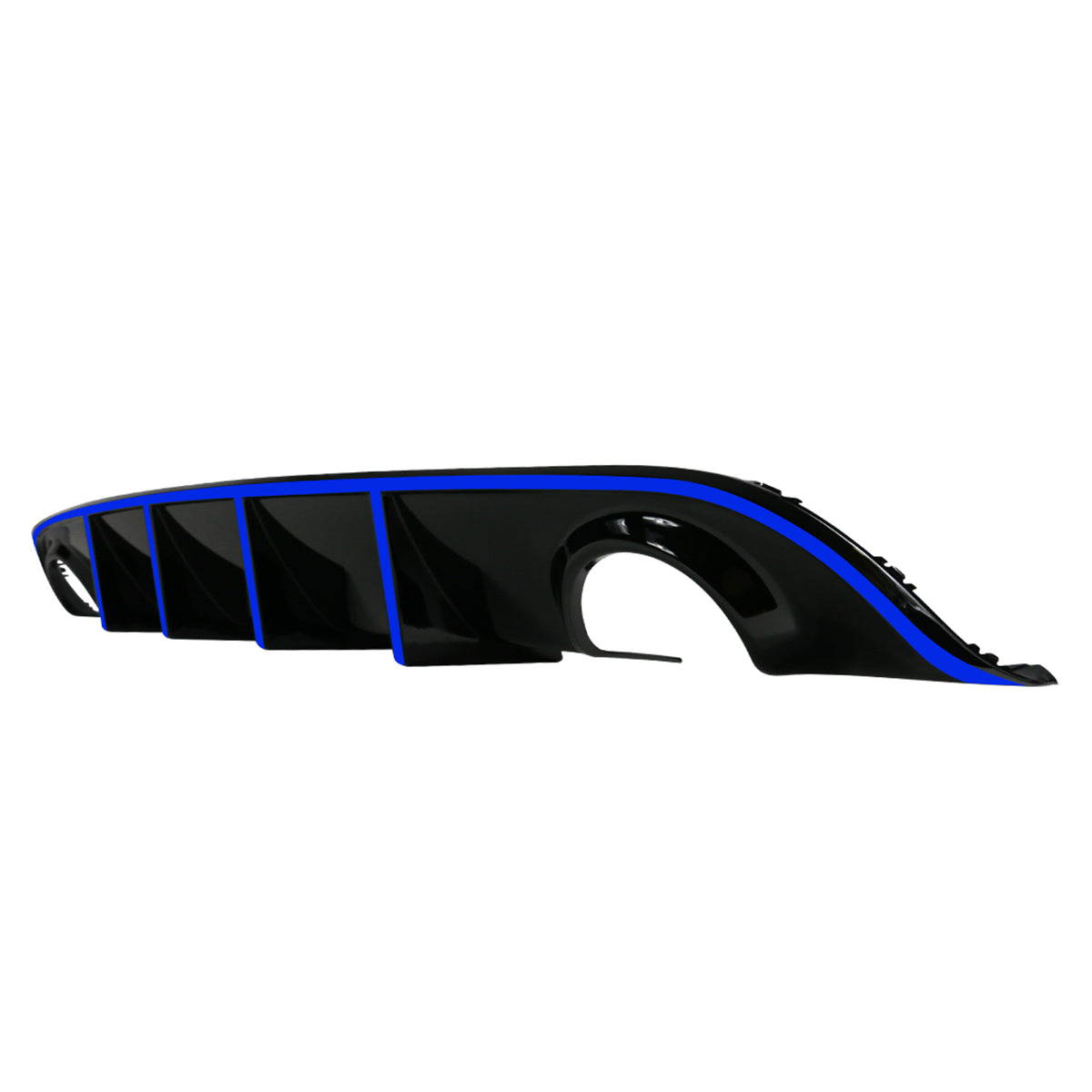 2015-2023 Dodge Charger SRT V3 Rear Diffuser with Reflective Tape PP