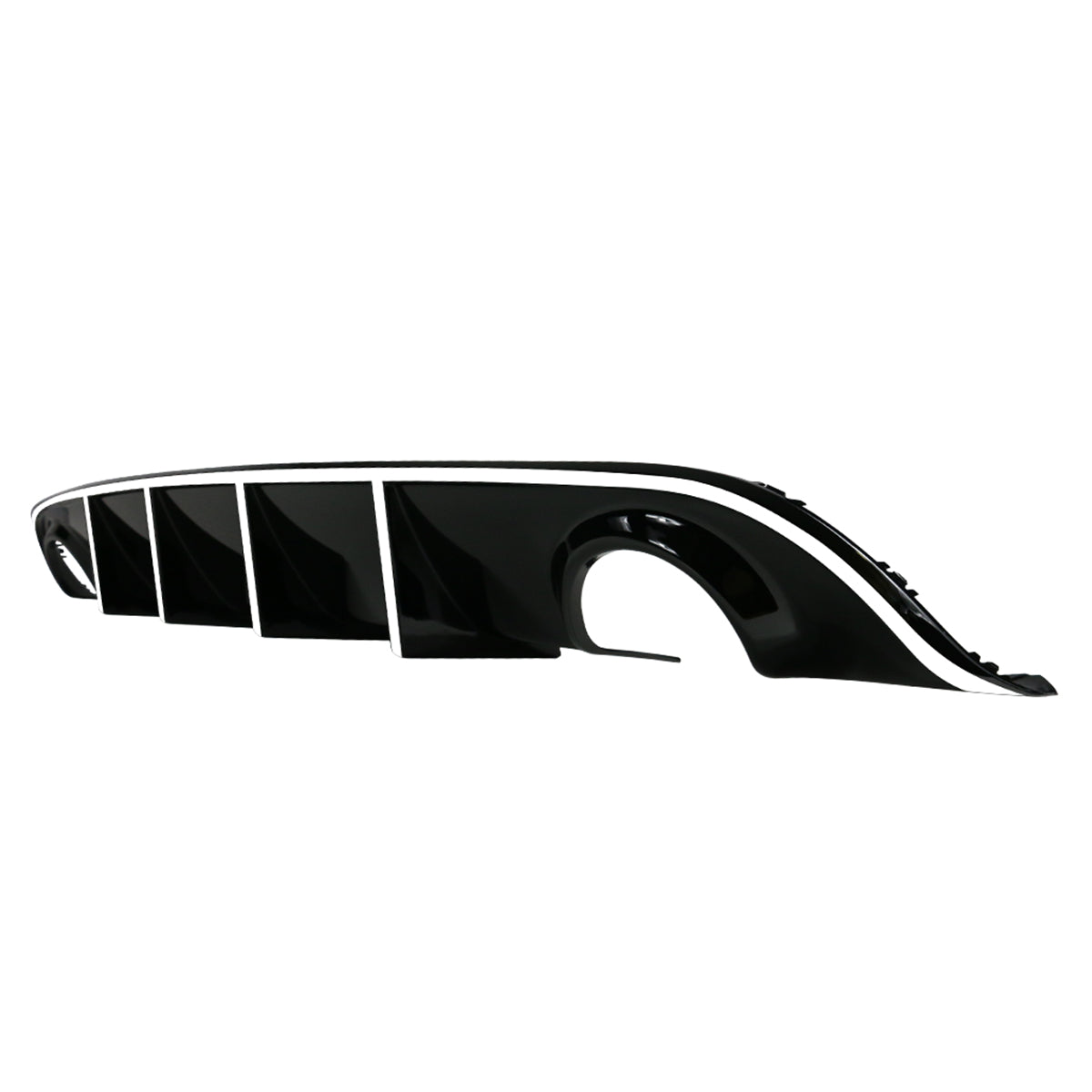 2015-2023 Dodge Charger SRT V3 Rear Diffuser with Reflective Tape PP