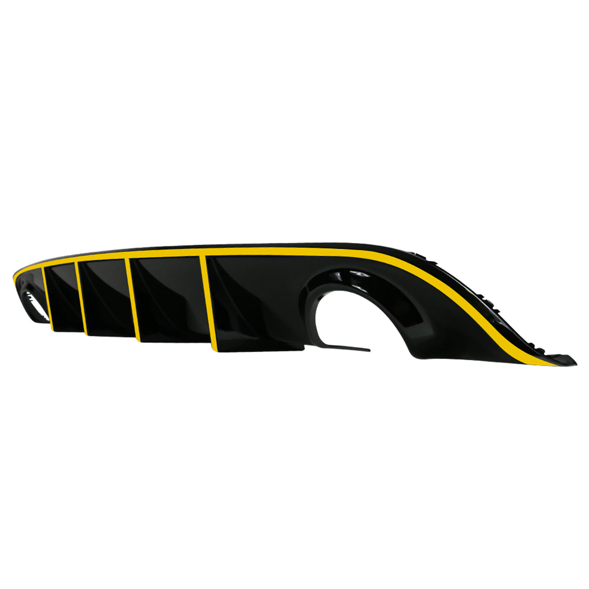 2015-2023 Dodge Charger SRT V3 Rear Diffuser with Reflective Tape PP