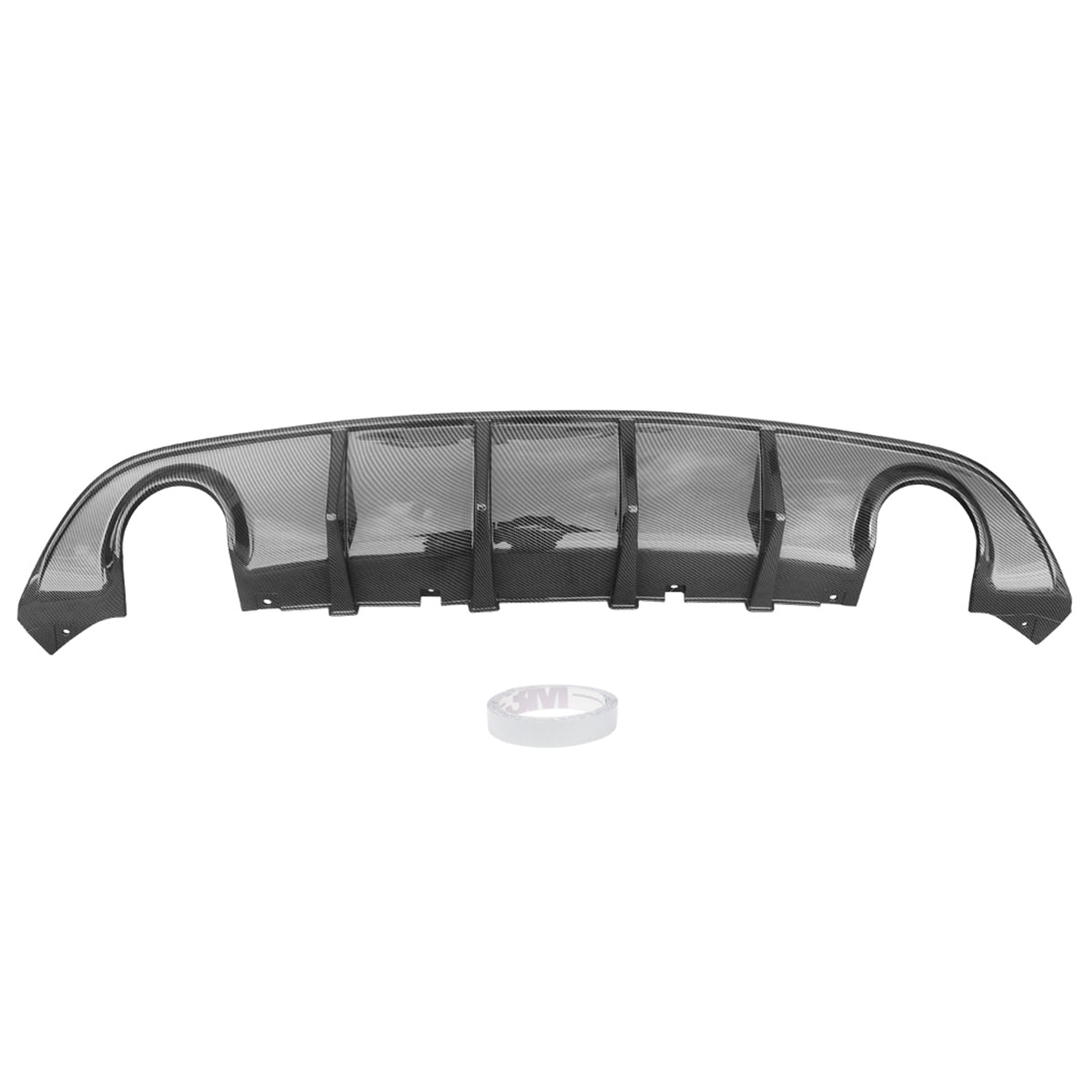 2015-2023 Dodge Charger SRT V3 Rear Diffuser with Reflective Tape PP
