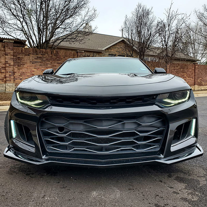 2016-2018 Chevrolet Camaro ZL1 Black Front Bumper w/ Lip & Grille PP