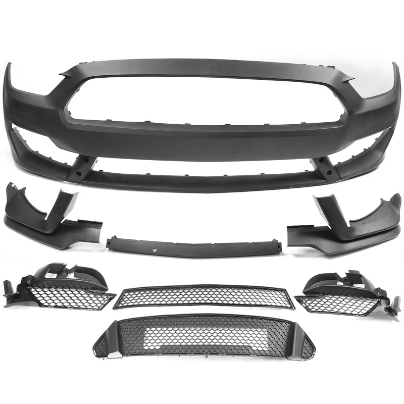 2015-2017 Ford Mustang GT350 Style Front Bumper Conversion Full Set