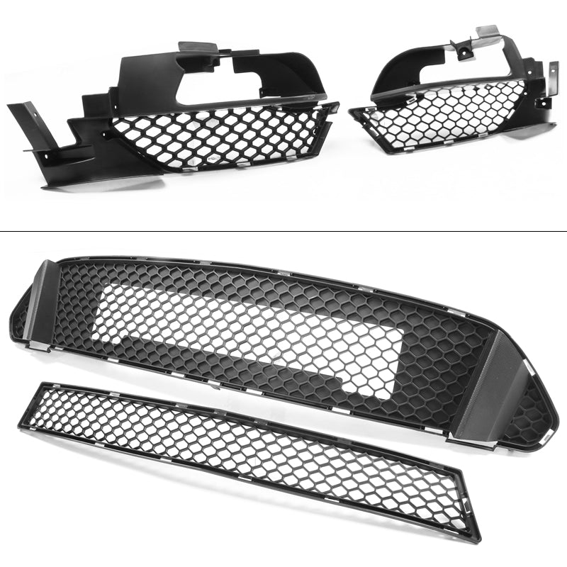 2015-2017 Ford Mustang GT350 Style Front Bumper Conversion Full Set