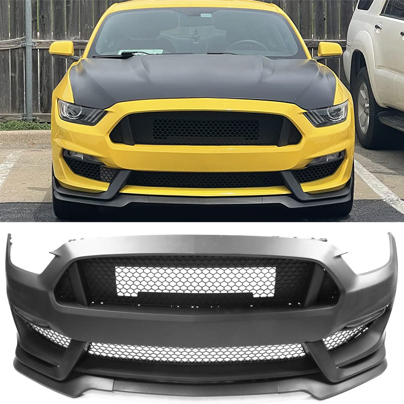 2015-2017 Ford Mustang GT350 Style Front Bumper Conversion Full Set