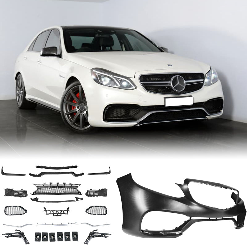 2014-2016 Mercedes-Benz W212 E Class Front Bumper with Lip Trim Vents