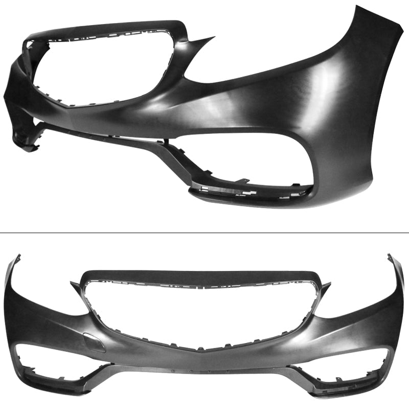 2014-2016 Mercedes-Benz W212 E Class Front Bumper with Lip Trim Vents