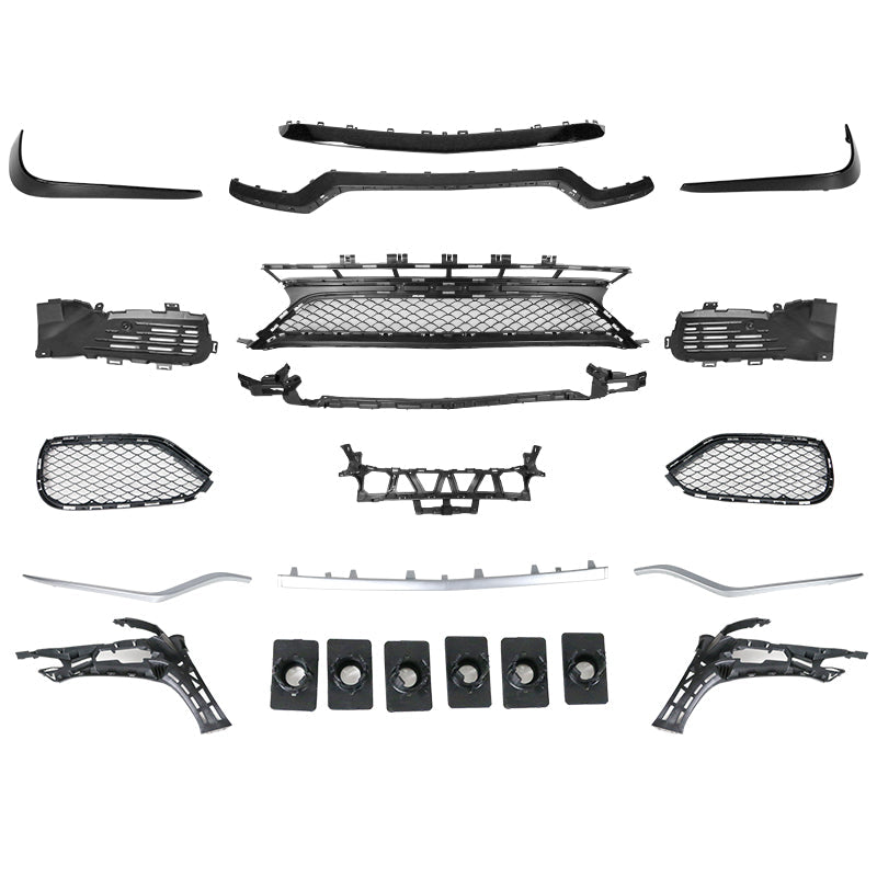 2014-2016 Mercedes-Benz W212 E Class Front Bumper with Lip Trim Vents