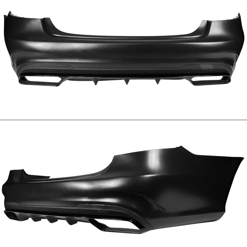 2014-2016 Mercedes-Benz W212 E Class Rear Bumper Cover Diffuser Trim