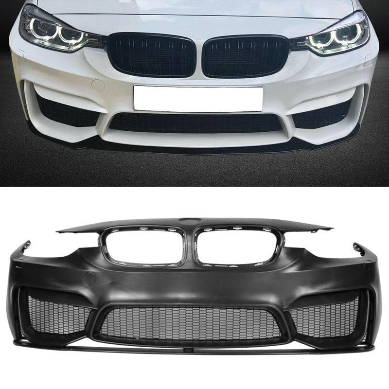2012-2018 BMW F30 3 Series M3 Style Front Bumper Replacement w/ Lip PP