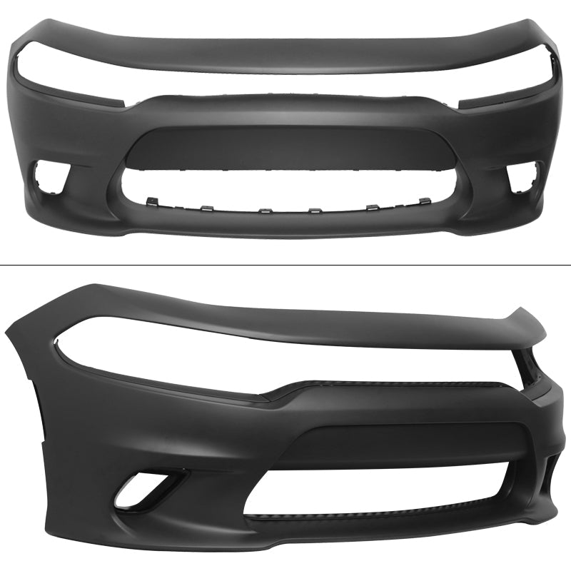 2015-2023 Dodge Charger Front Bumper + Foglights + 2019 Grilles PP