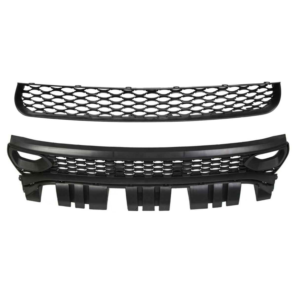 2015-2023 Dodge Charger Upper & Lower Car Grilles w/ Air Ducts 2PC PP