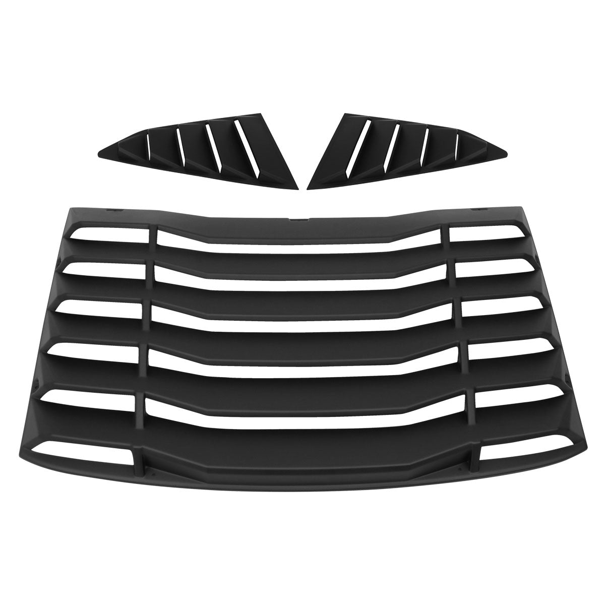 2016-2024 Chevy Camaro Unpainted Rear Side Window Louver Air Vent ABS
