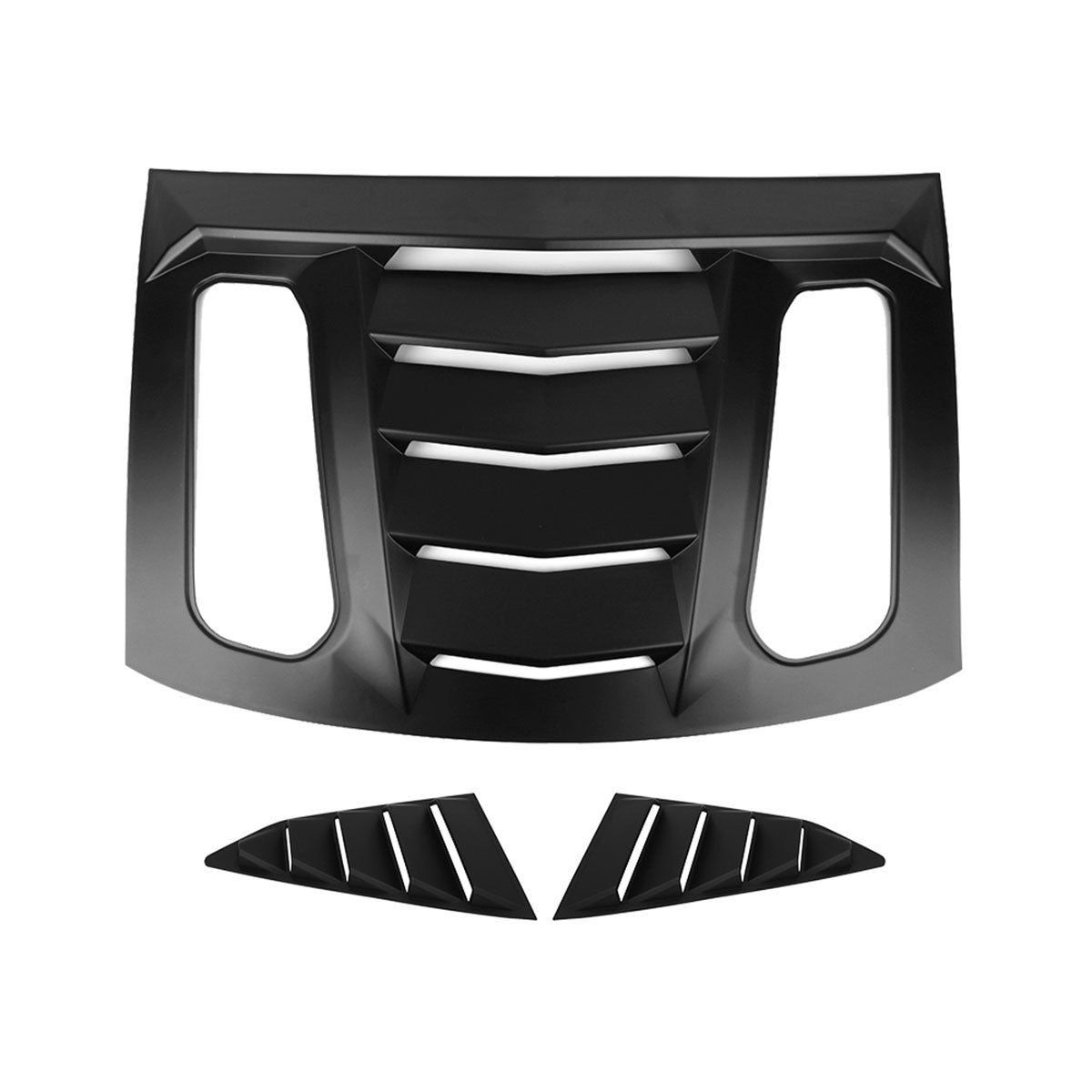 2016-2024 Chevy Camaro Unpainted Rear Window Louver Side Vent ABS
