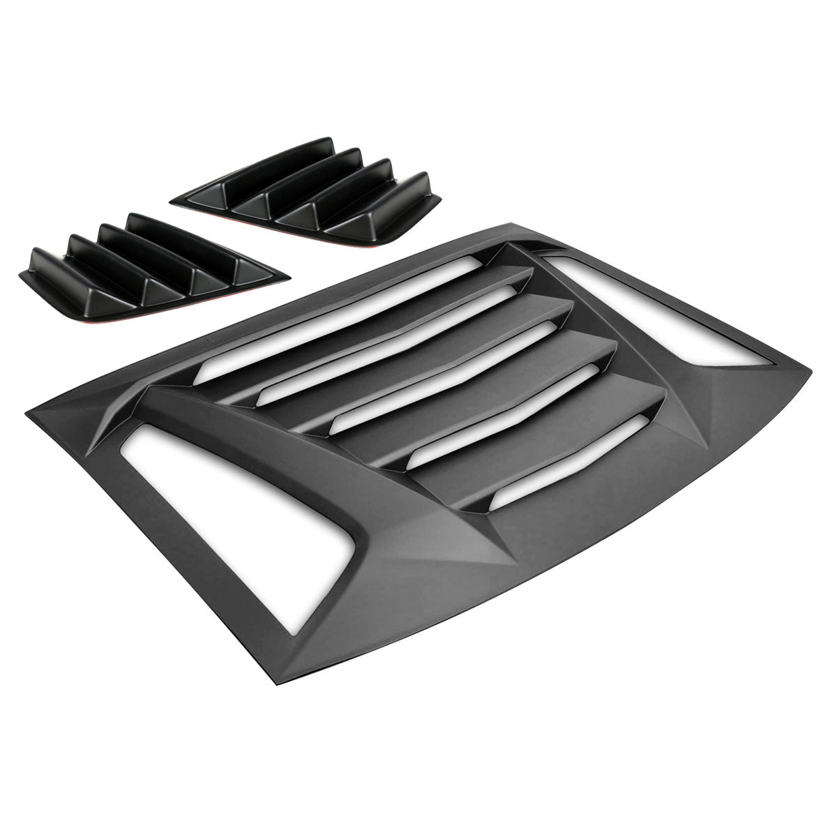 2011-2023 Dodge Charger Unpainted Rear Window Louver Side Vent ABS PP