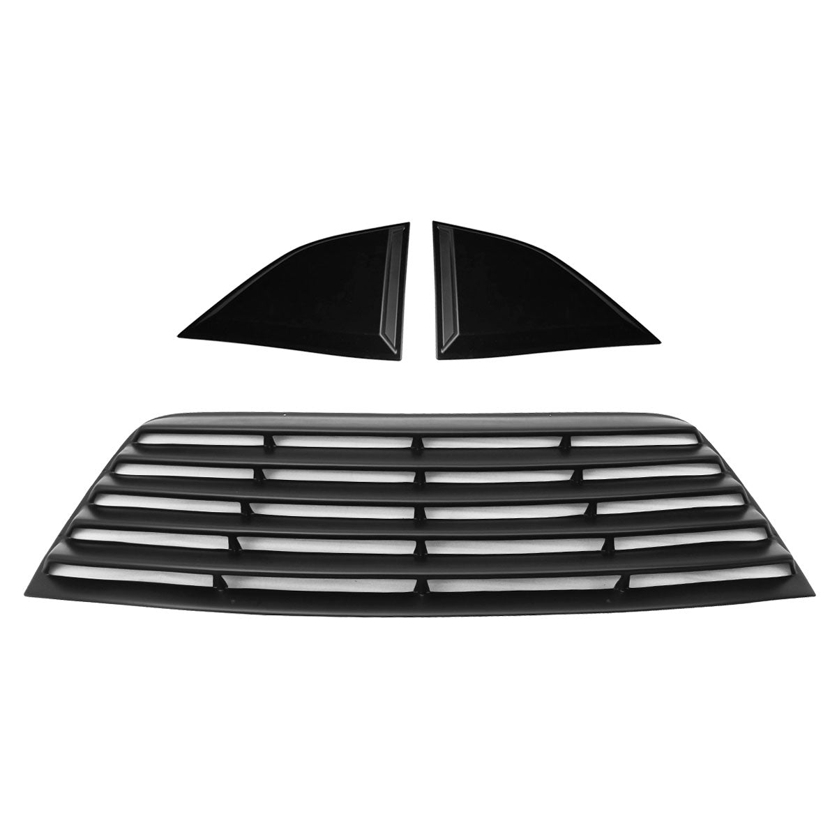 2008-2023 Dodge Challenger XE Style Rear Window Louver Side Vent PP PU