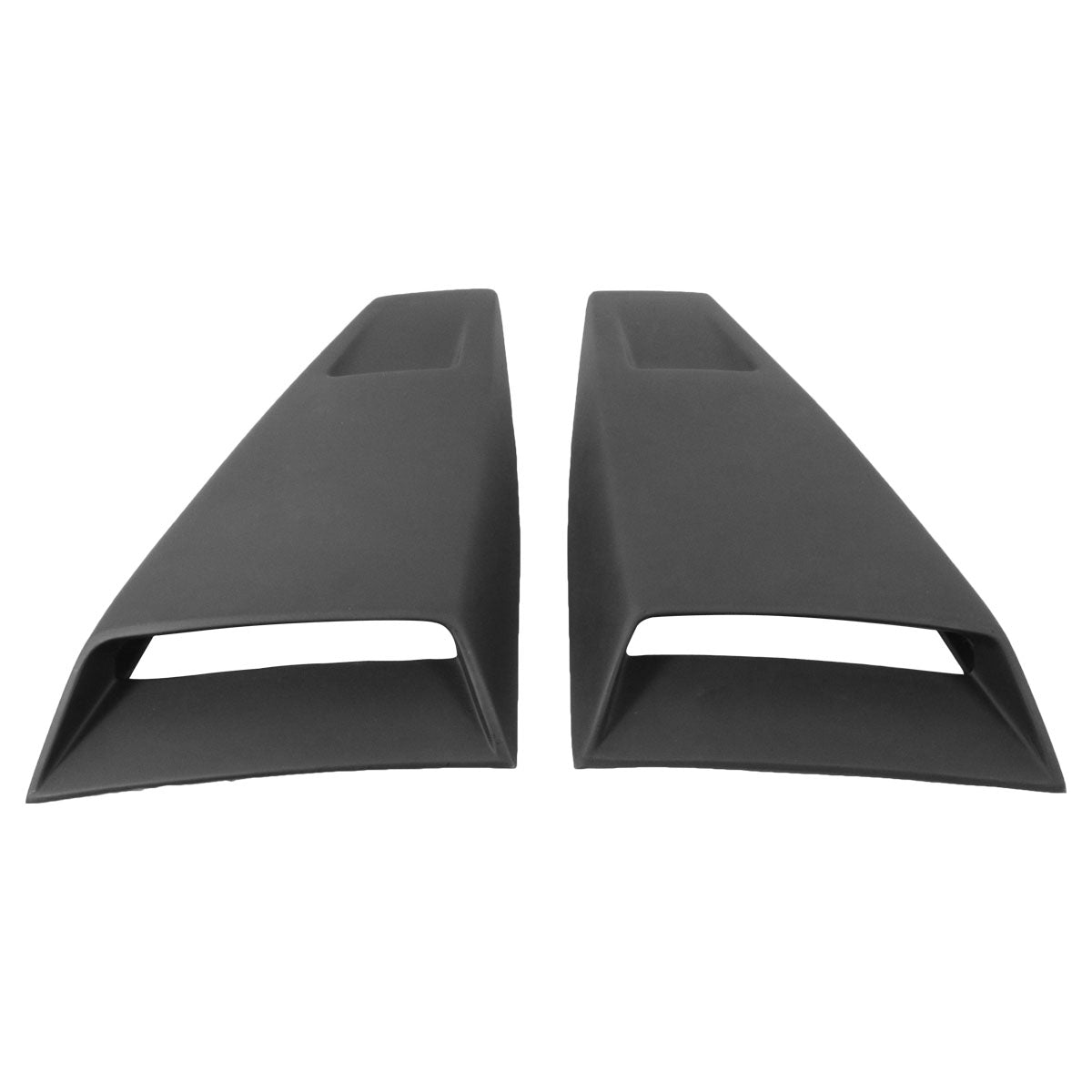 2005-2014 Ford Mustang Rear Unpainted Window Louvers Side Vent Scoops